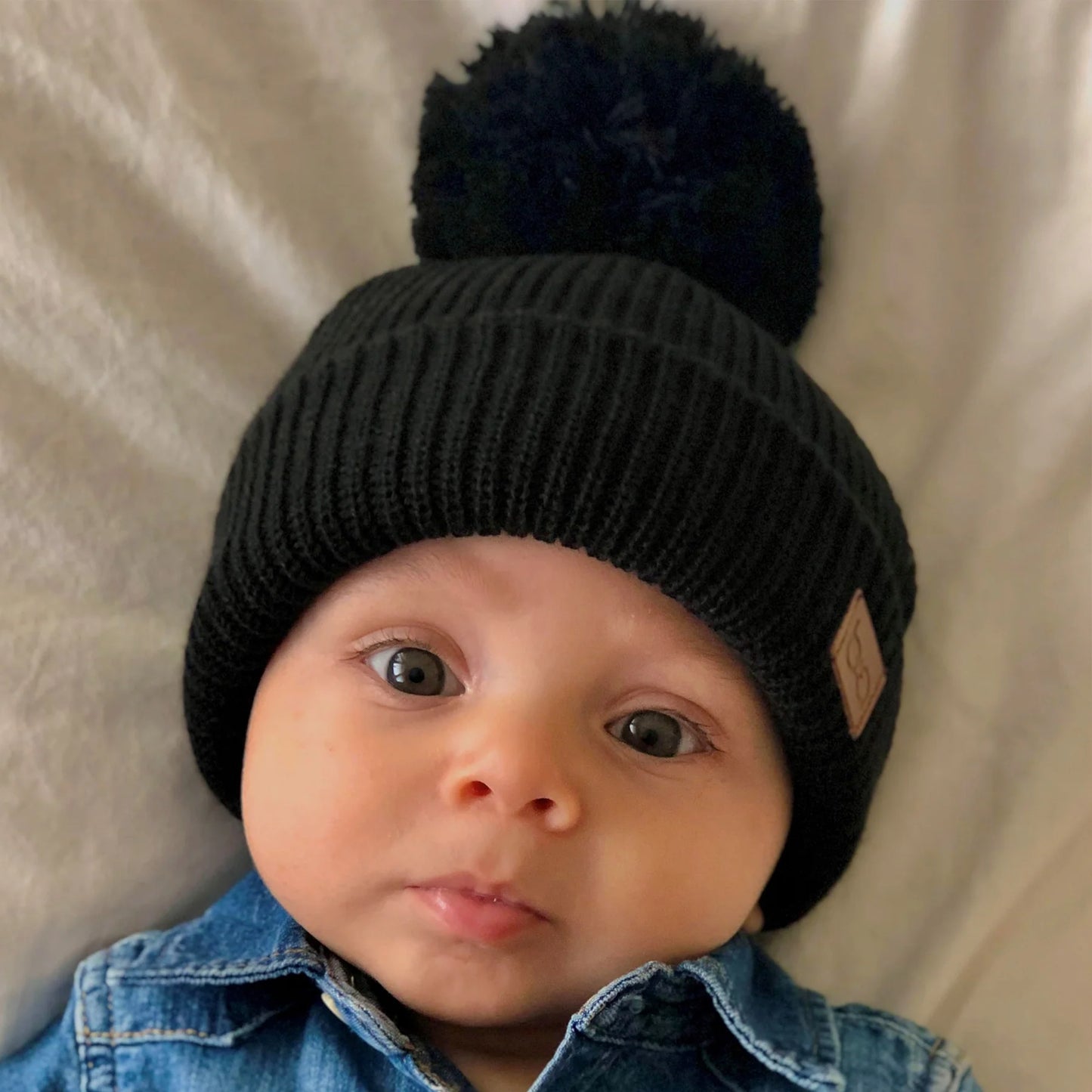 PomPom Toque - Black