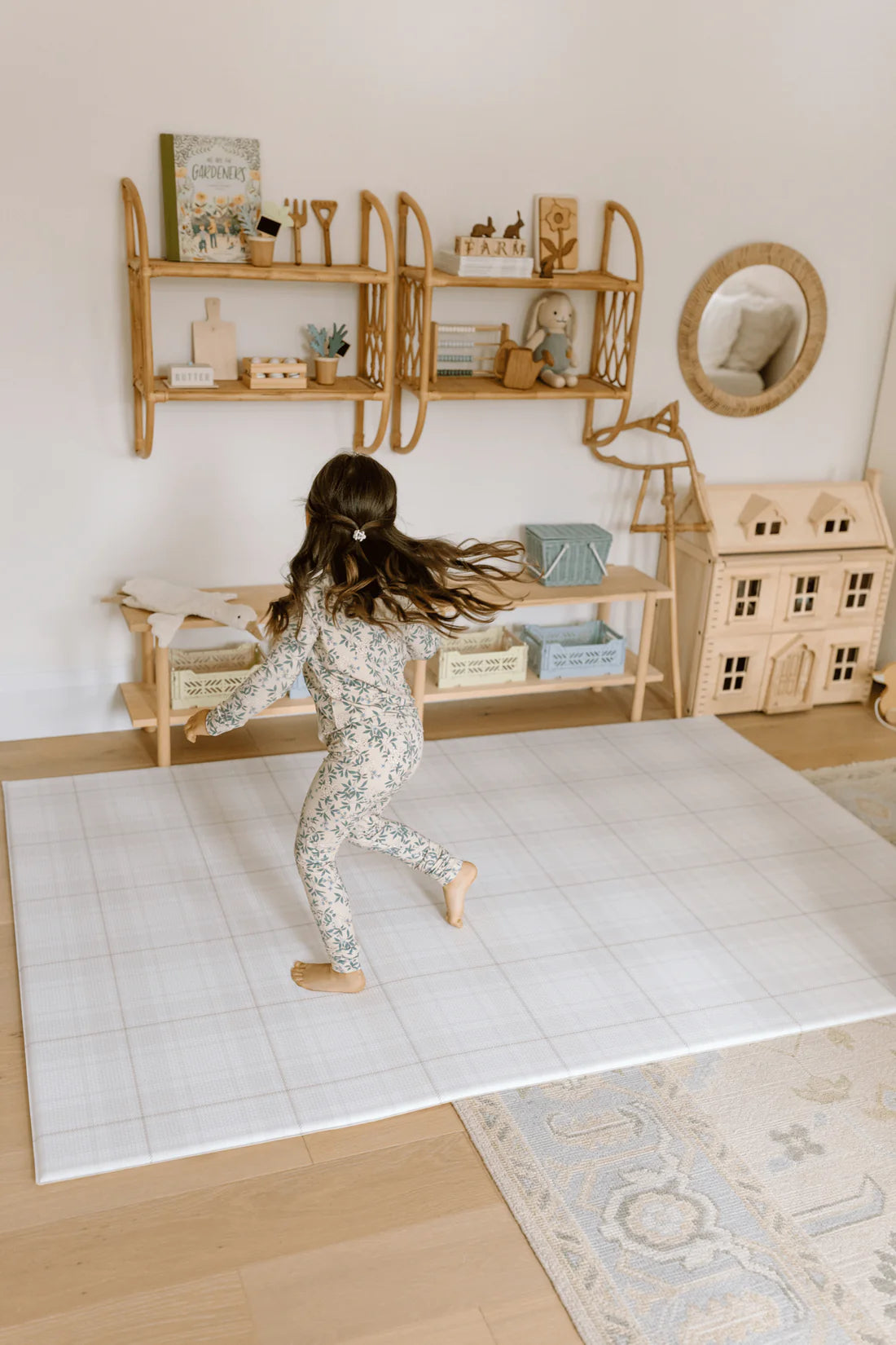 Padded Play Mat - On The Farm & Plaid
