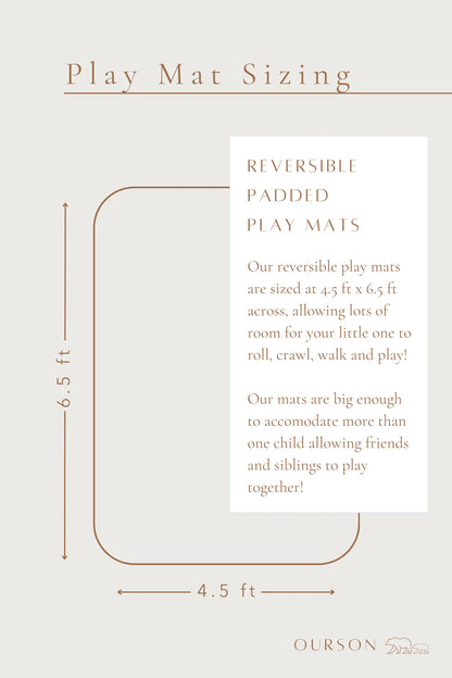 Padded Play Mat - On The Farm & Plaid