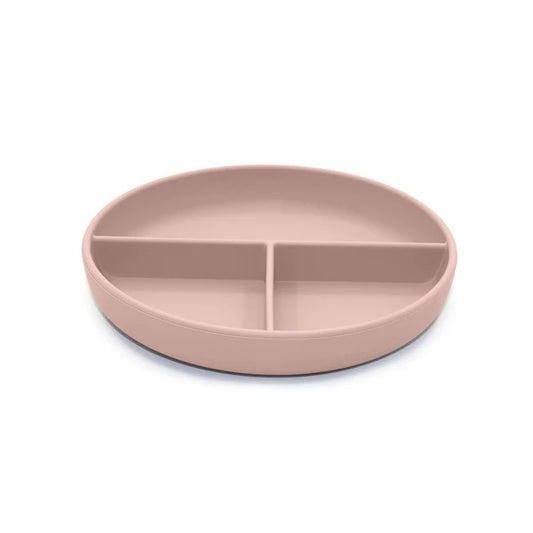 Divided Suction Plate - Soft Blush