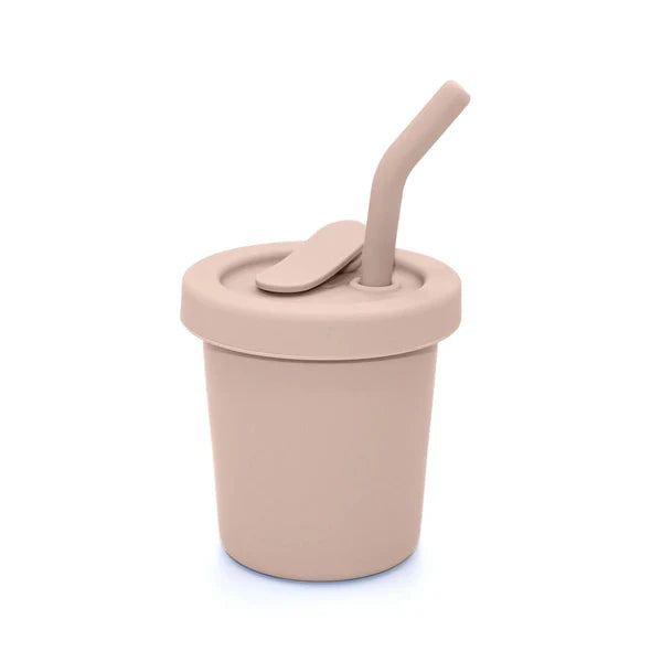 Silicone 6oz Straw Cup - Blush