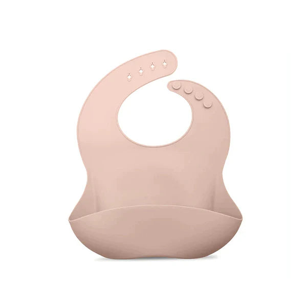 Silicone Bib - Soft Blush