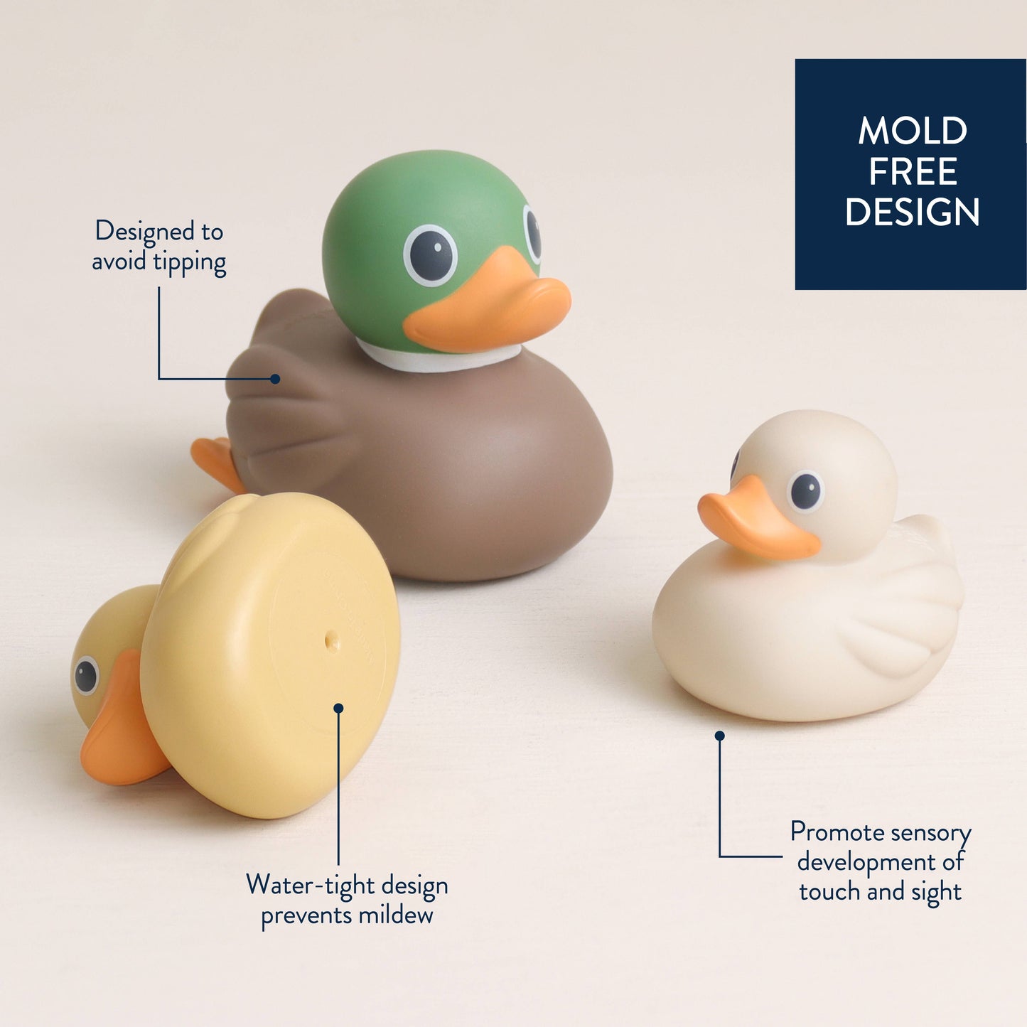 Itzy Ducky Family™ - Bath + Water Table Toys: Mallard