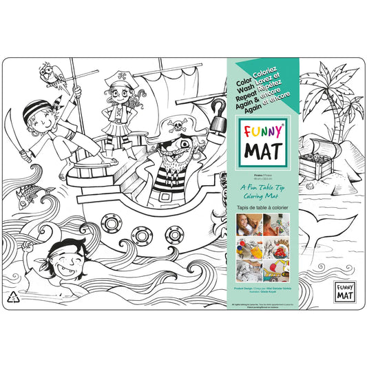 Pirates Colouring Mat