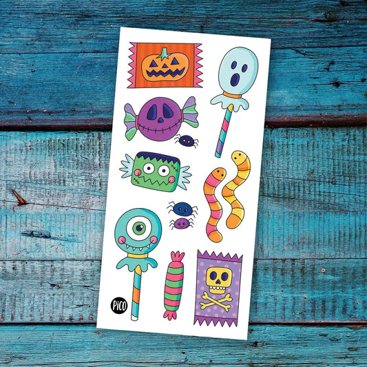 Halloween Candy Tattoos