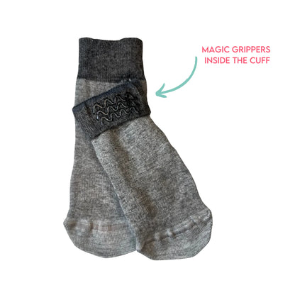 Grey Gripper Socks