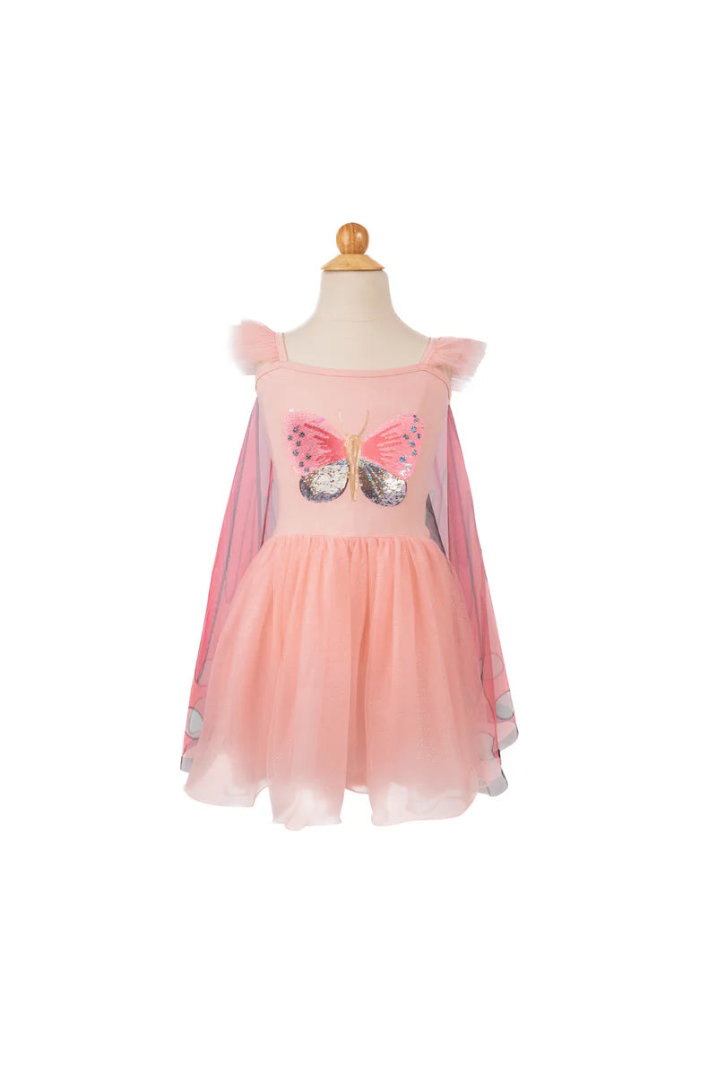 Sequins Secret Butterfly Twirl Dress with Wings (5-6 years)