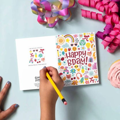 Eye Spy Birthday Card