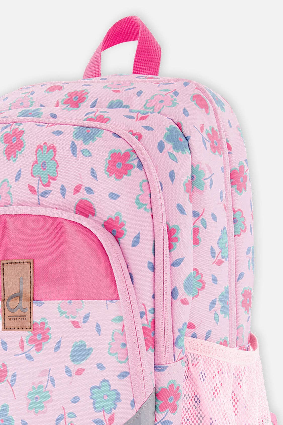 Little Kids Backpack Pink Printed Flowers