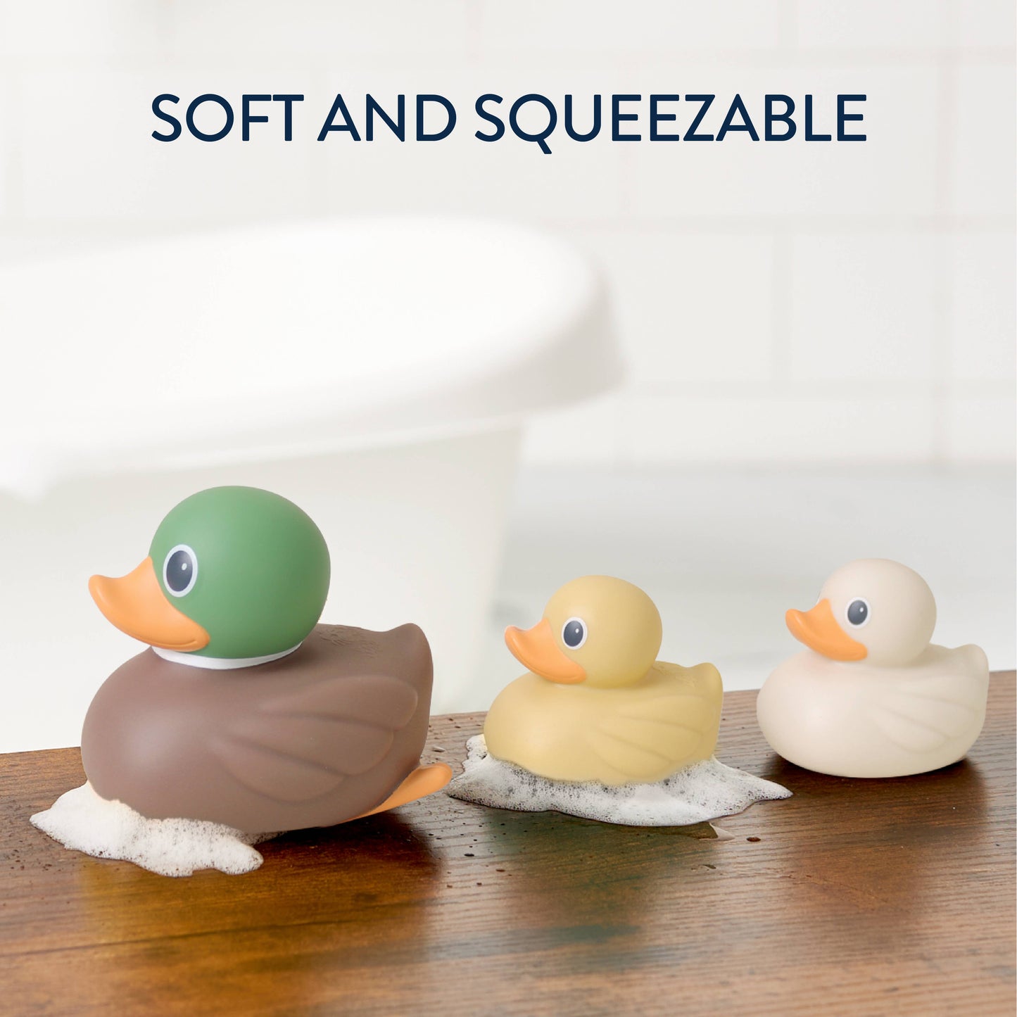Itzy Ducky Family™ - Bath + Water Table Toys: Mallard