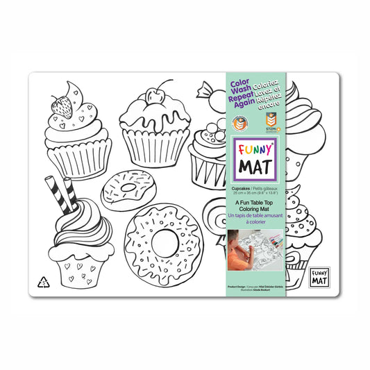 Cupcakes Colouring Mat *Compact Size*