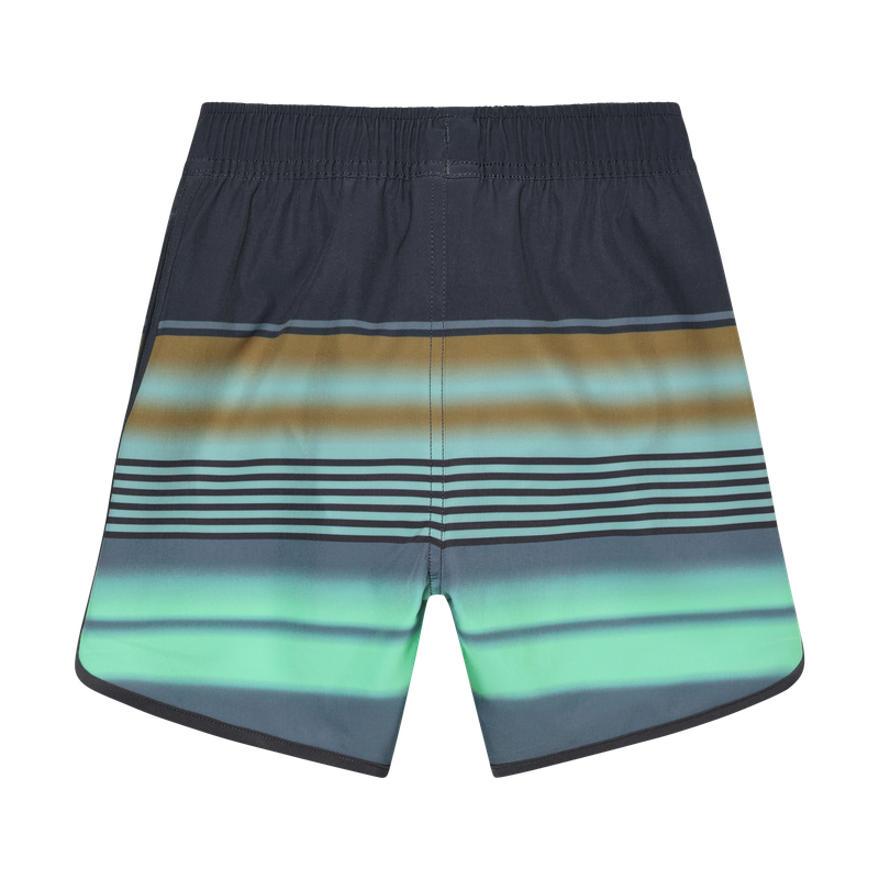 Blue/Aqua Stripe Swim Trunks