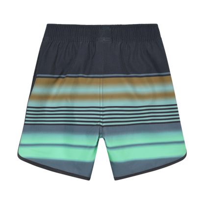 Blue/Aqua Stripe Swim Trunks