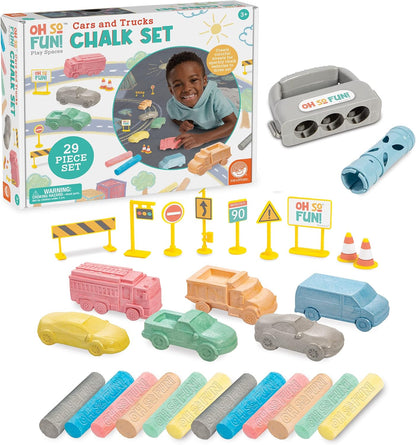 Oh So Fun! Cars and Trucks Sidewalk Chalk Set