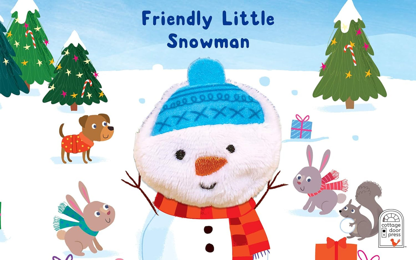 Friendly Little Snowman Finger Puppet Book