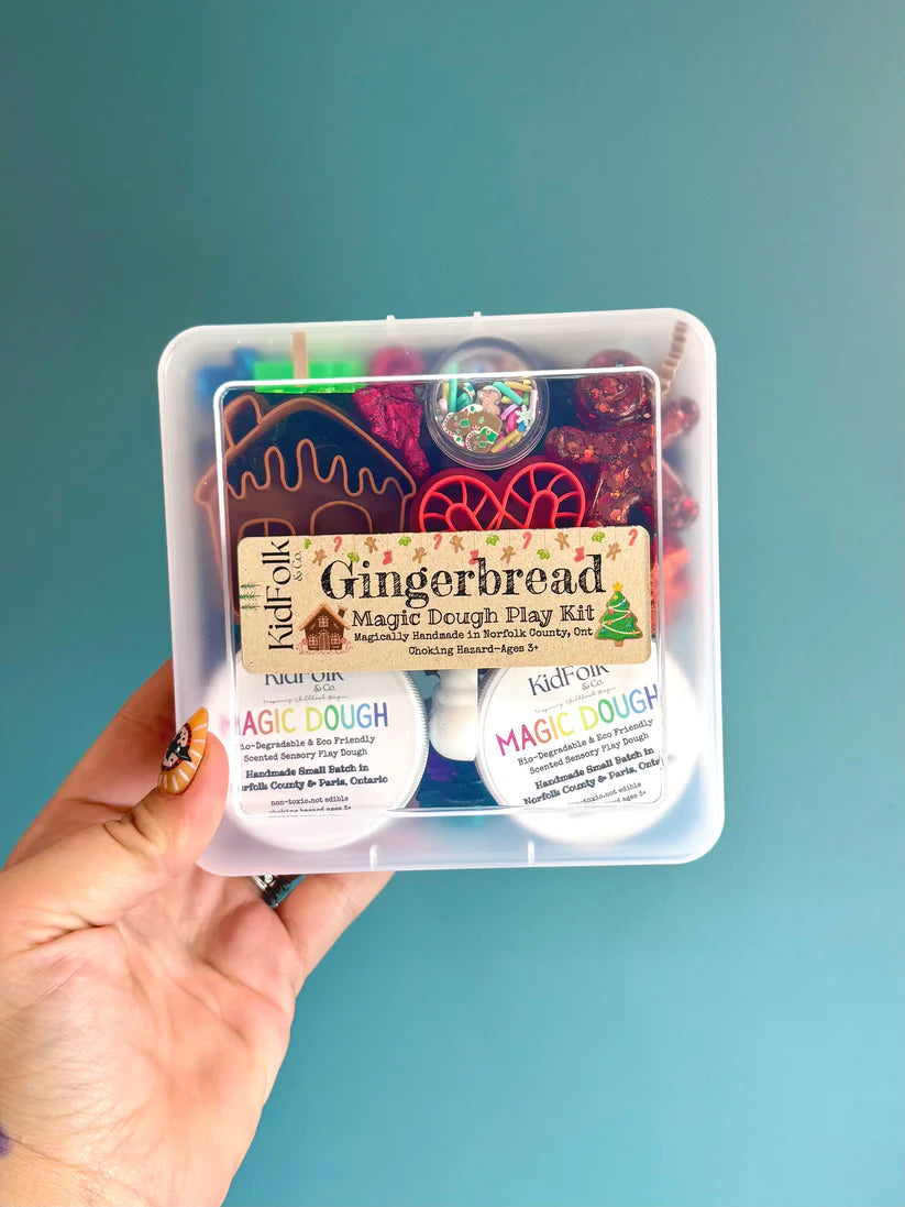 Gingerbread On-The-Go Magic Dough Play Kit