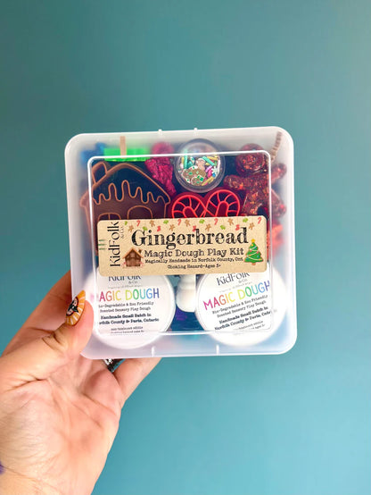 Gingerbread On-The-Go Magic Dough Play Kit