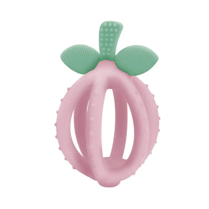 Pink Lemon Teething Ball Baby Teether