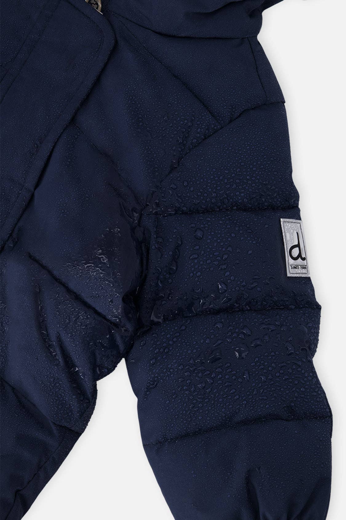 Baby Cloud One Piece Snowsuit Adapted For Car Seats Dark Blue
