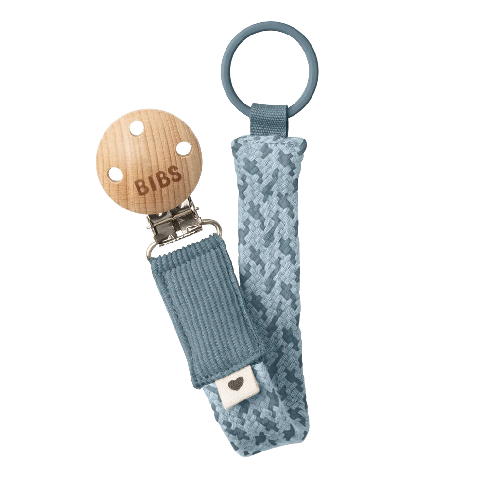 Pacifier Clip - Petrol/Baby Blue