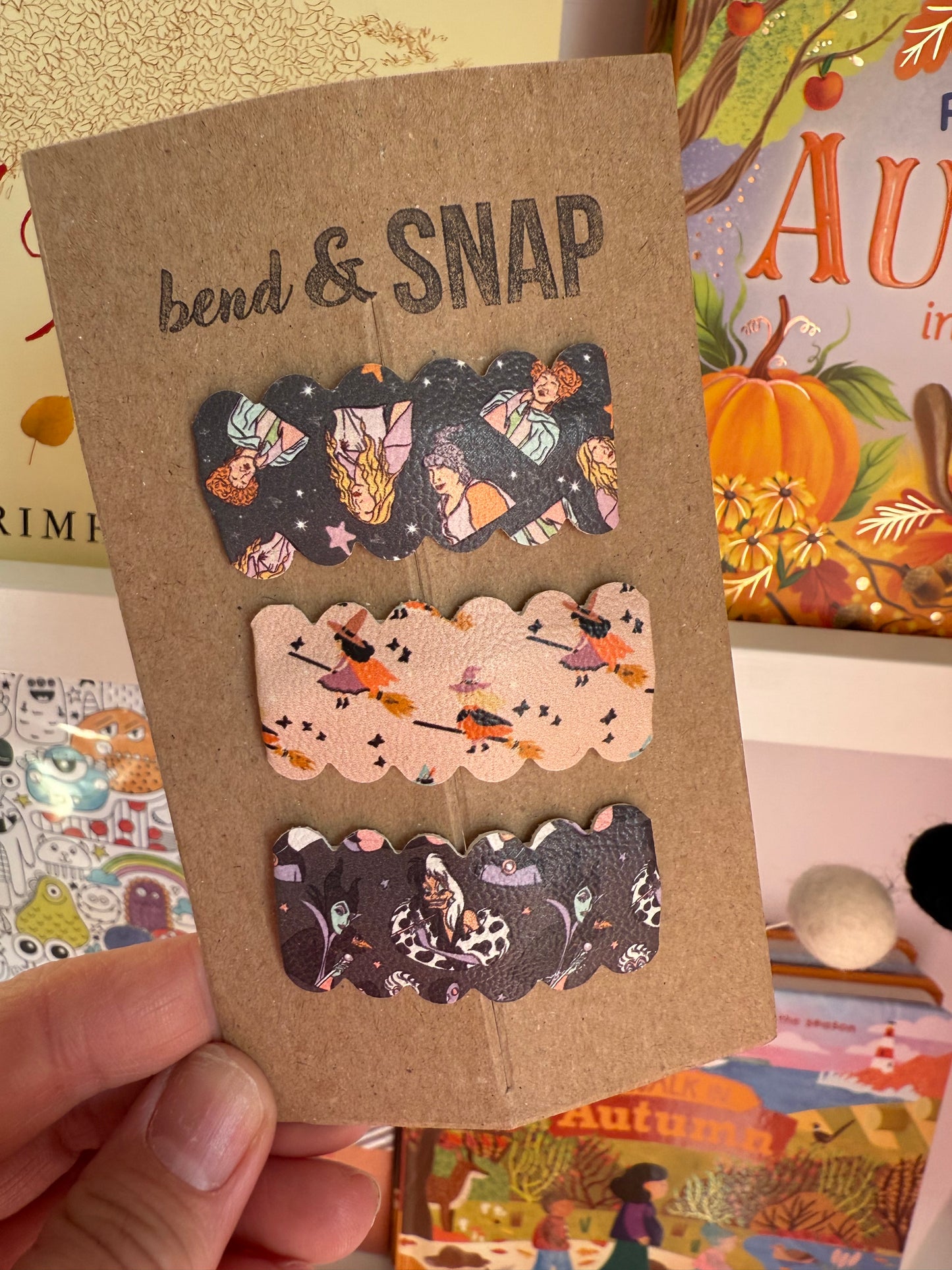 Halloween 3 Pack Snap Clip