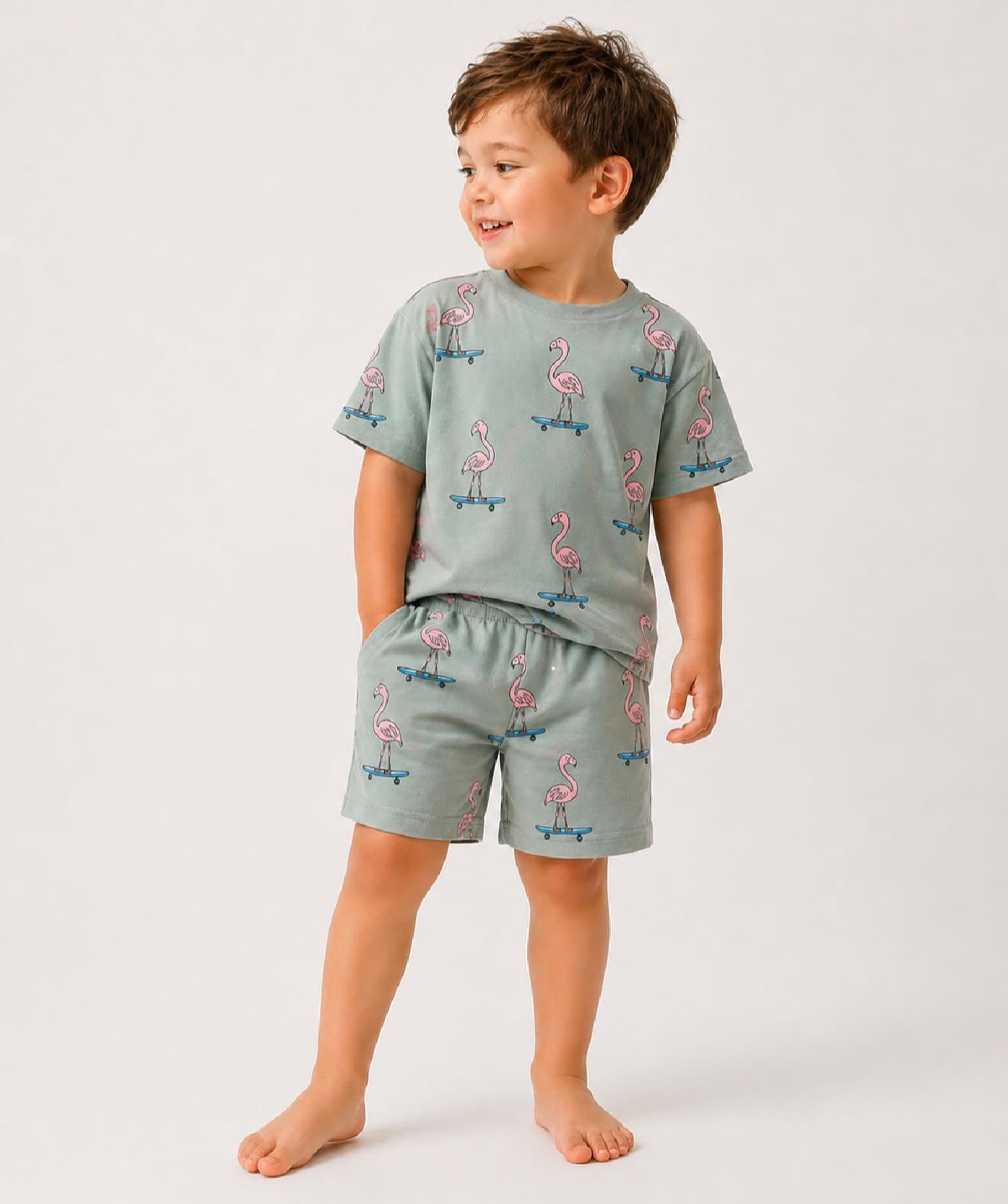 Flamingo Short Set