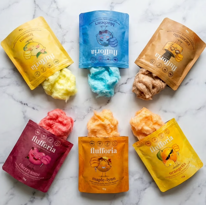 Lemona | Lemon Sorbet Organic Cotton Candy | Natural Flavors
