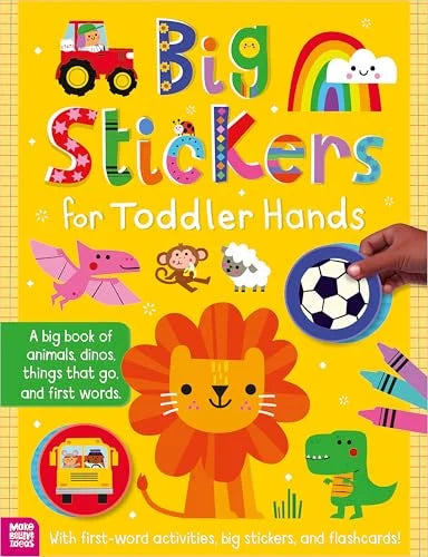 Big Stickers for Little Hands First Words, Things that go, Animals, Dino's