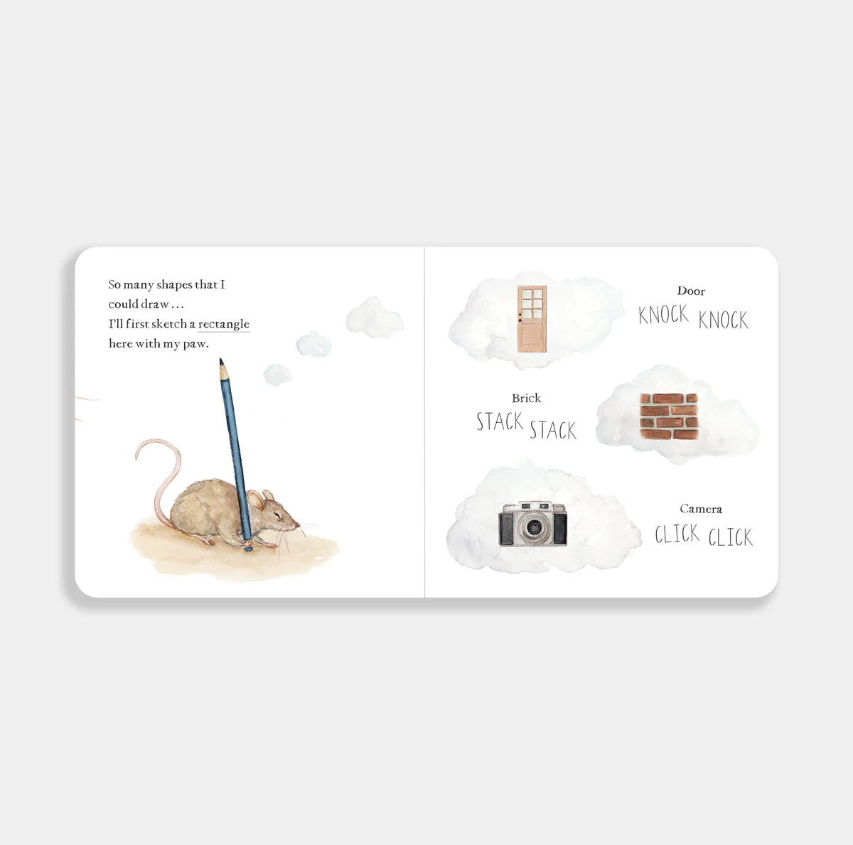 Scribble Scrabble: A Book of First Words & Shapes