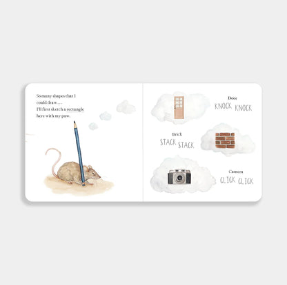 Scribble Scrabble: A Book of First Words & Shapes