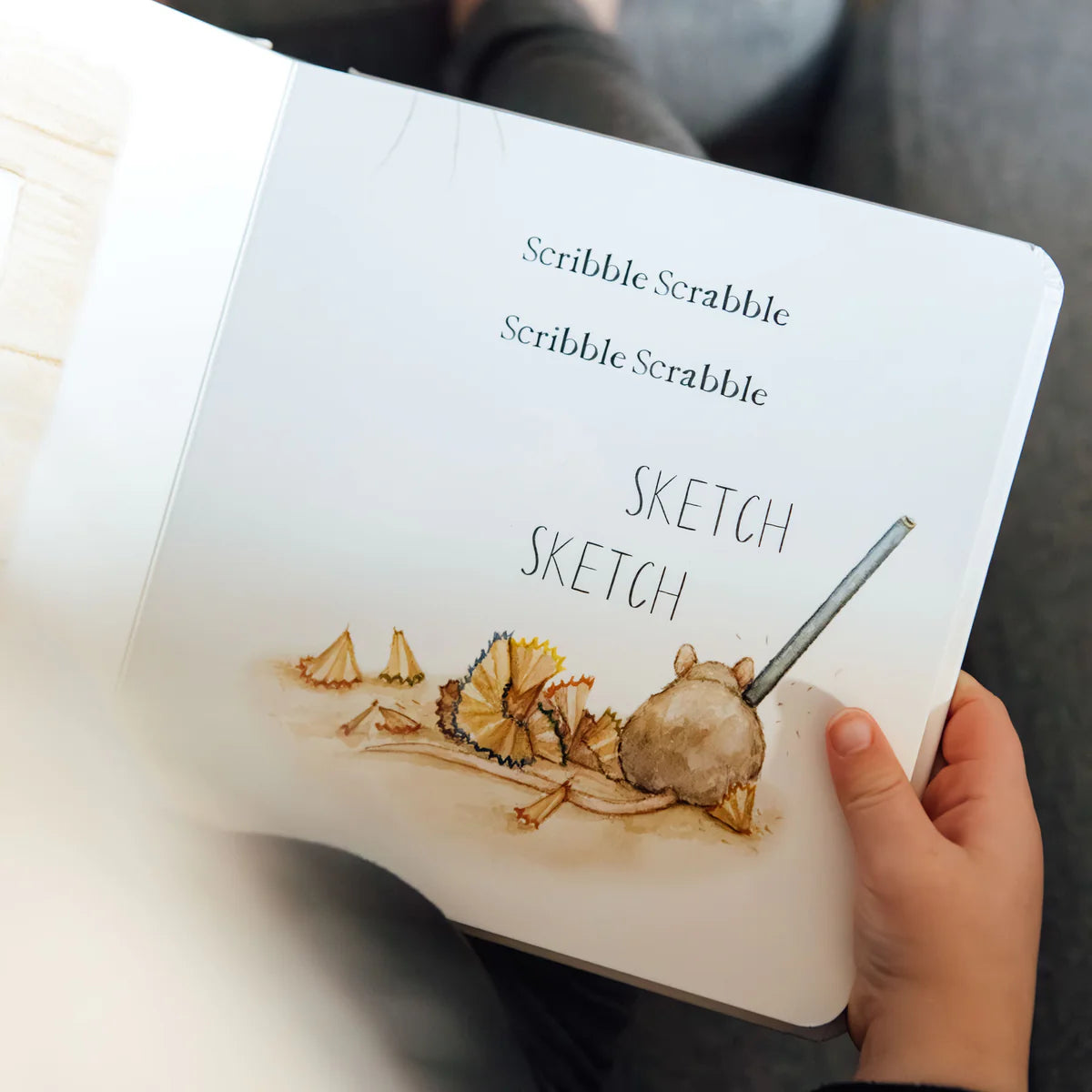 Scribble Scrabble: A Book of First Words & Shapes