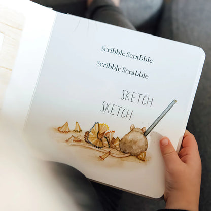 Scribble Scrabble: A Book of First Words & Shapes