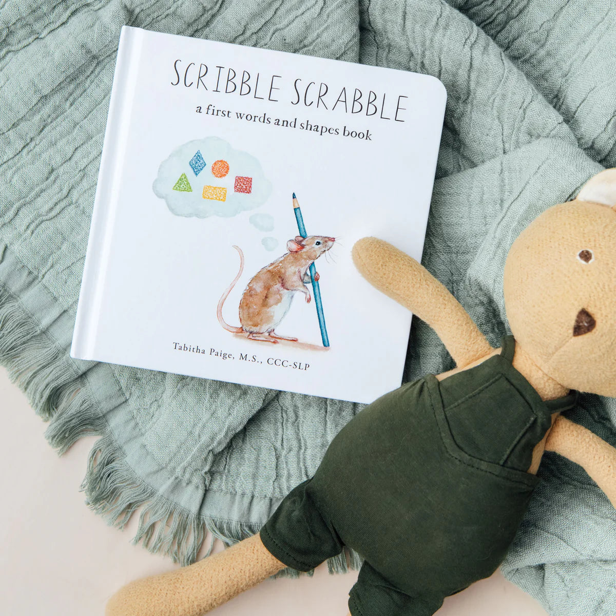 Scribble Scrabble: A Book of First Words & Shapes