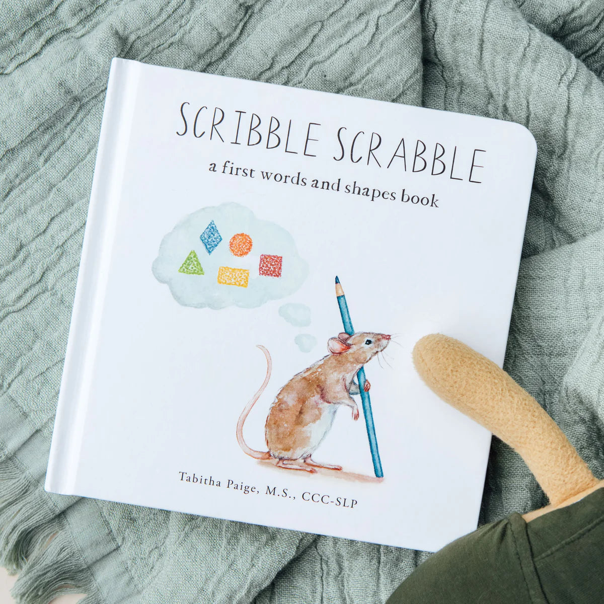Scribble Scrabble: A Book of First Words & Shapes