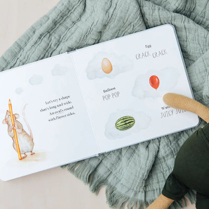 Scribble Scrabble: A Book of First Words & Shapes