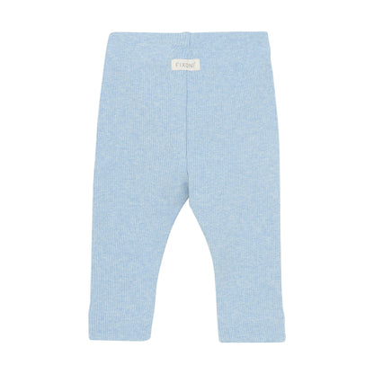 Blue Ribbed Pants