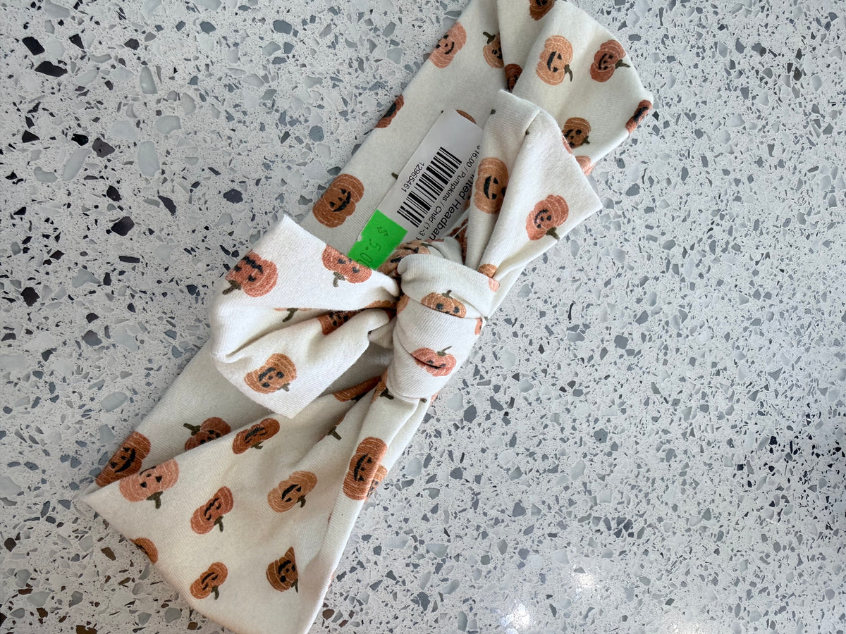 Pumpkin Headband 1-3 Years
