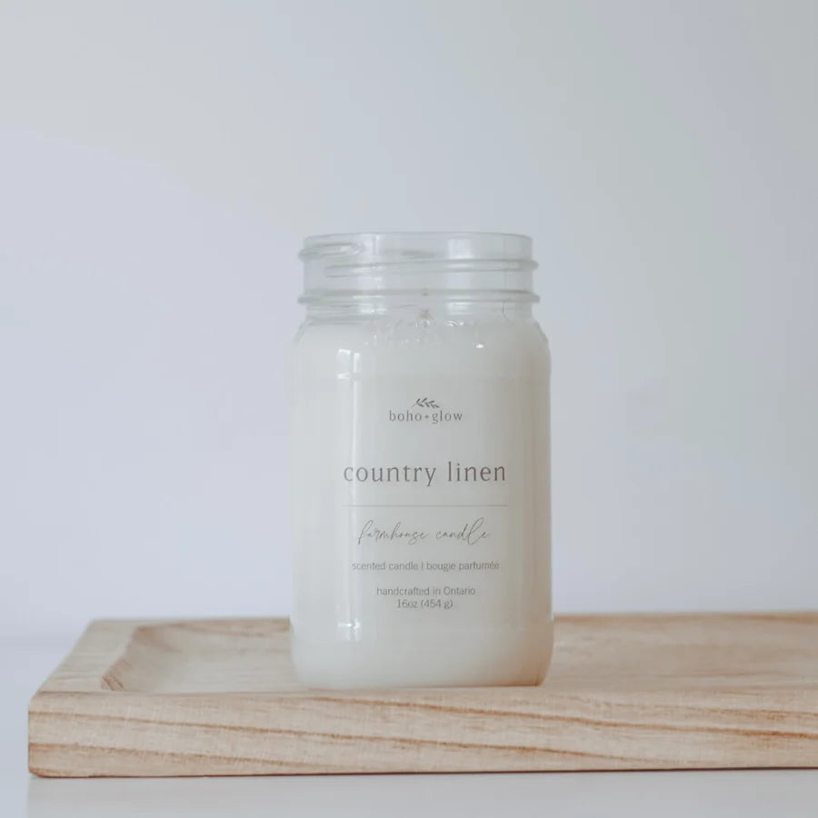 country linen // farmhouse candle