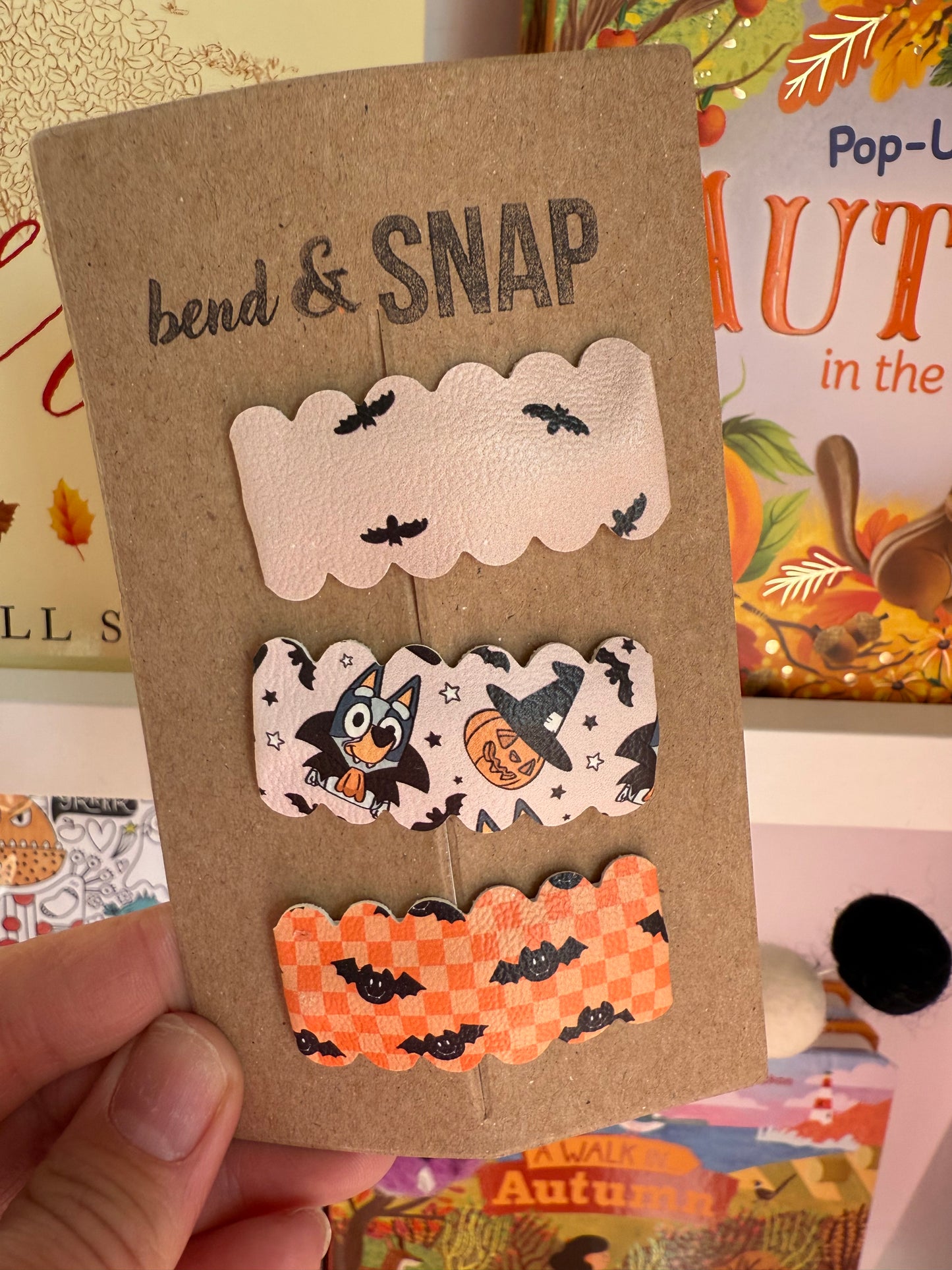Halloween 3 Pack Snap Clip