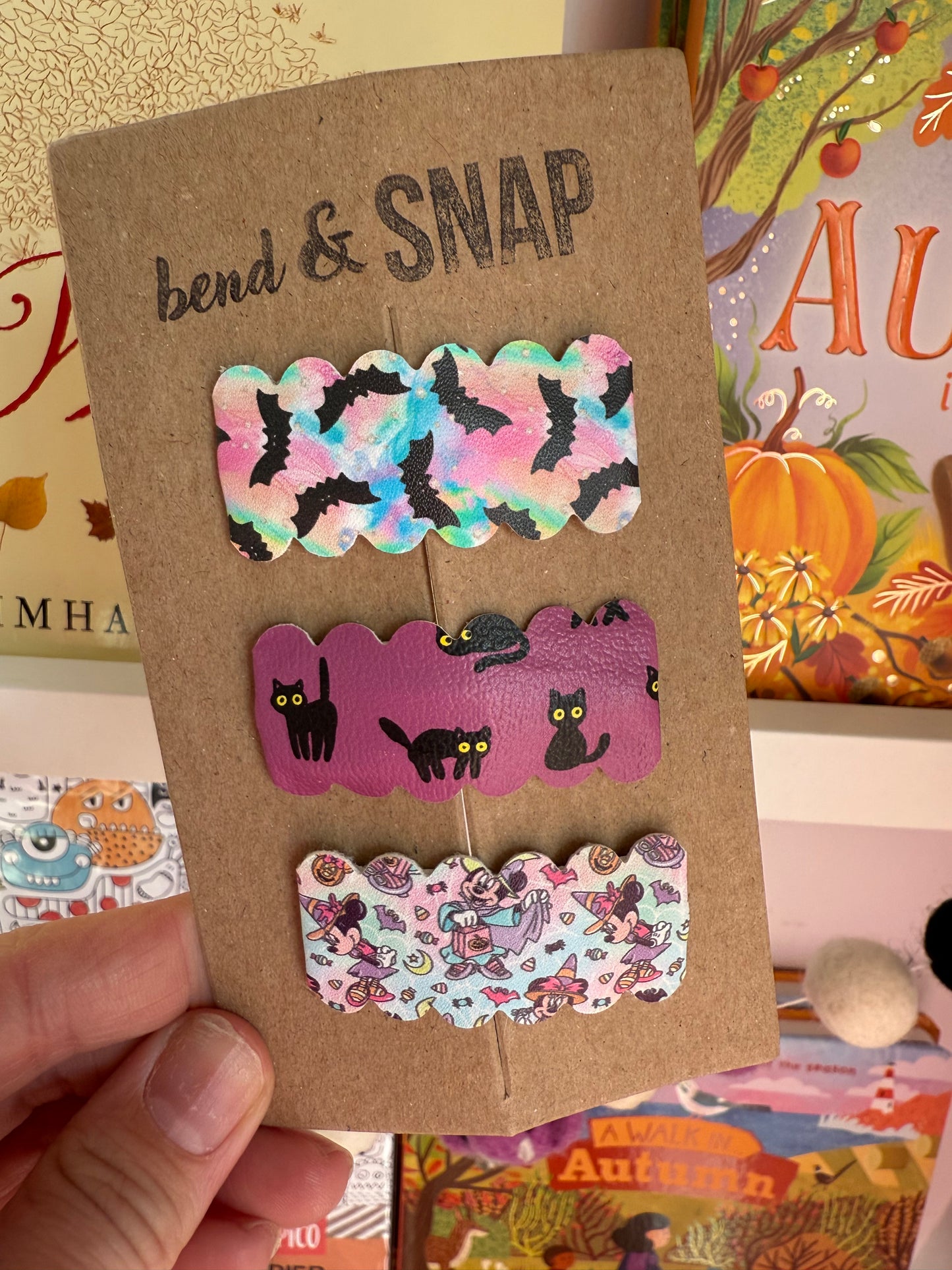 Halloween 3 Pack Snap Clip