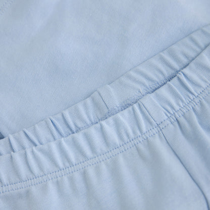 Powder Blue Biker Shorts