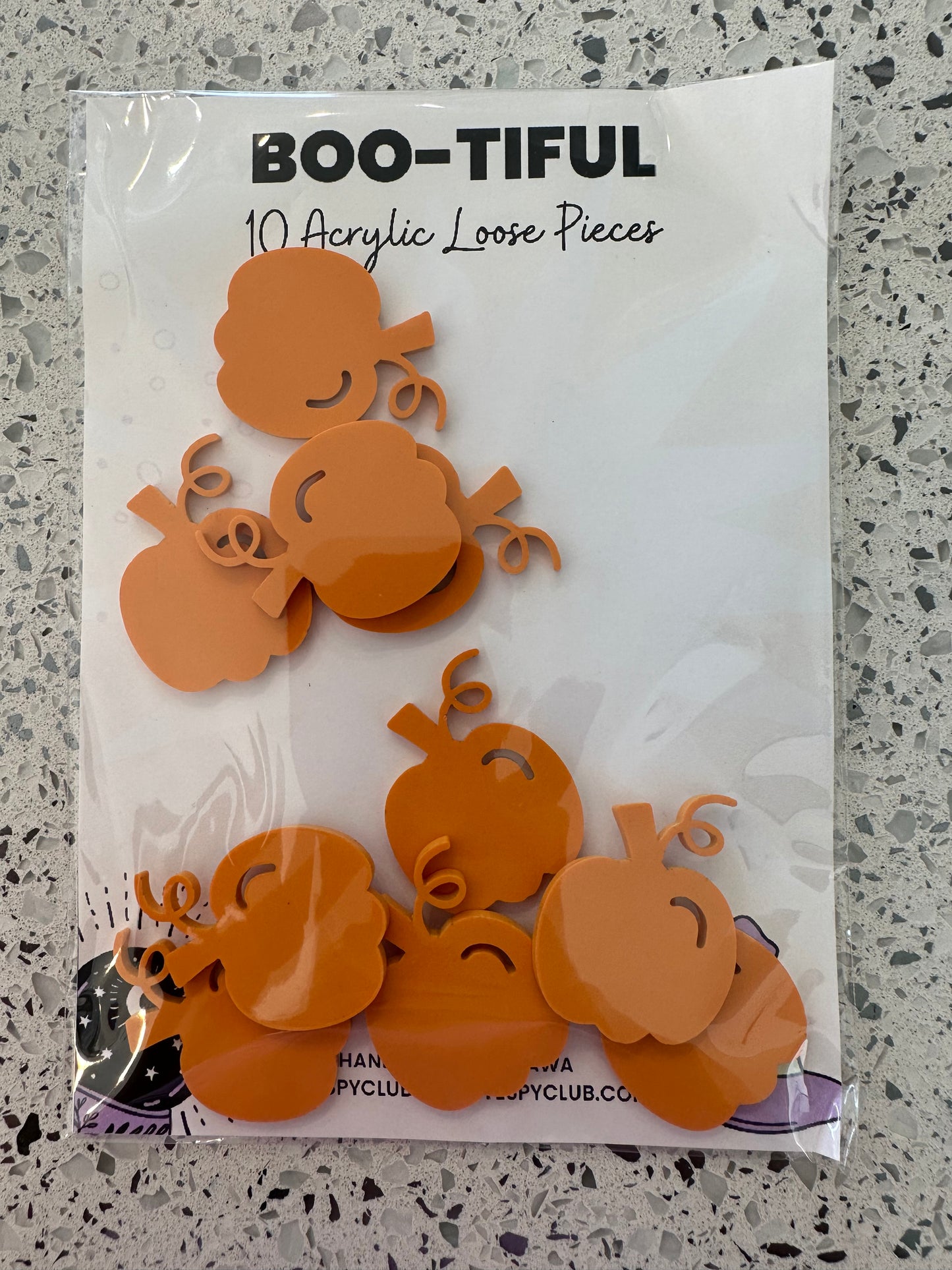 2" 10 Pack – Halloween Acrylic Loose Parts
