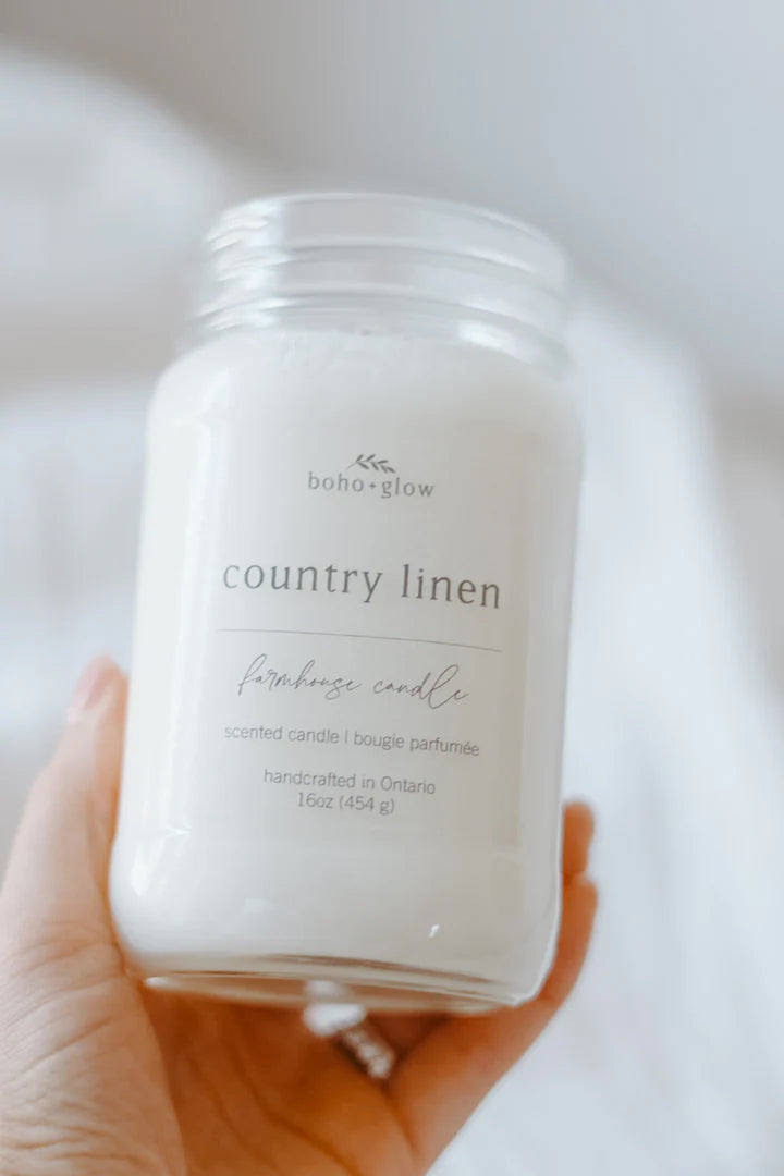 country linen // farmhouse candle