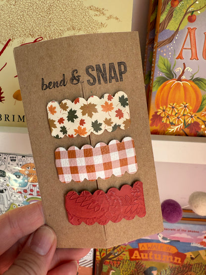 Halloween 3 Pack Snap Clip