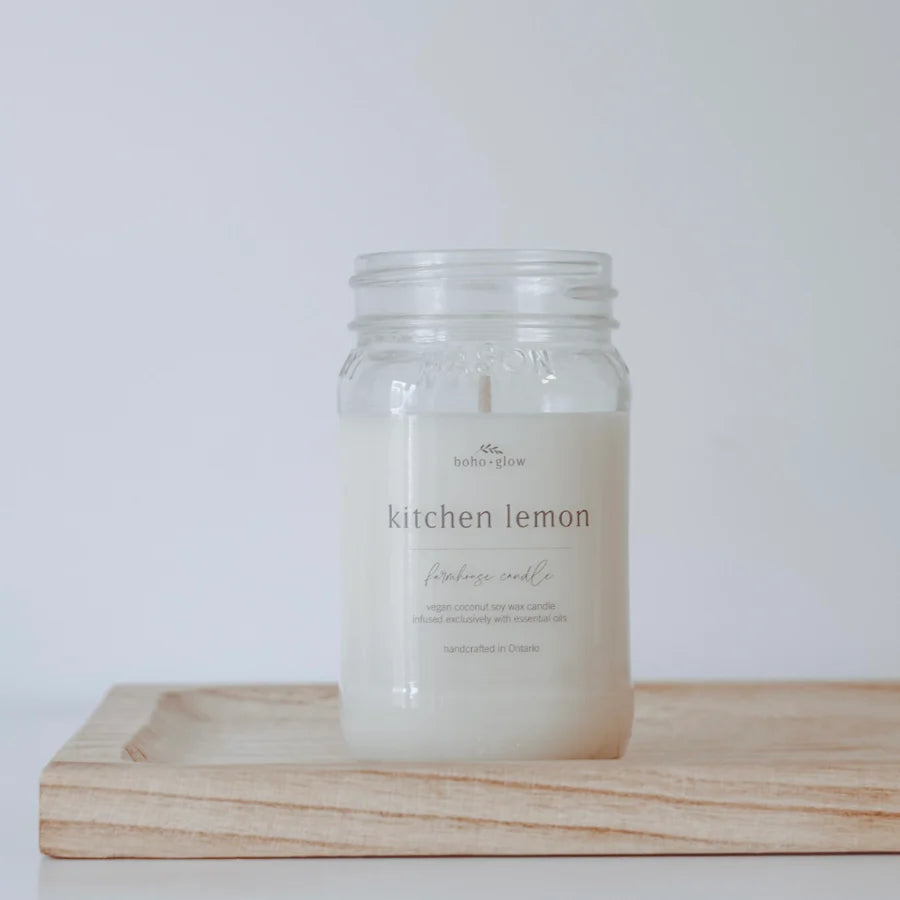 kitchen lemon // farmhouse candle