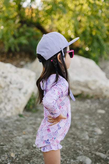 Purple Waterproof Snapback