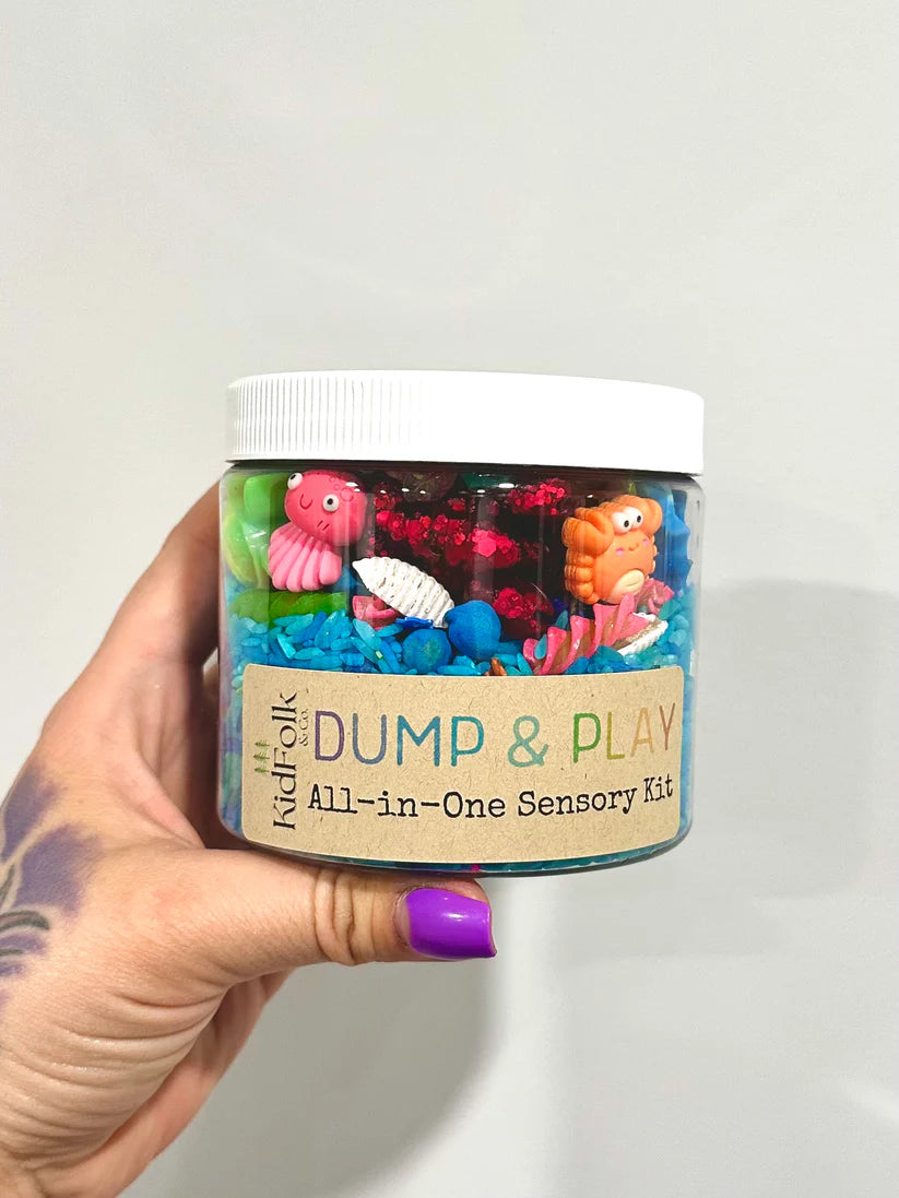 Under The Sea Dump & Play Sensory Kit Mini