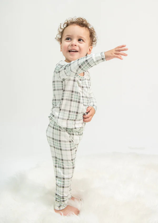 Evergreen Plaid Classic Thermal Pajama