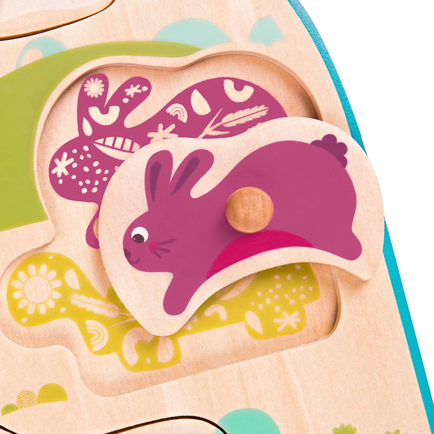 Animal Barnyard Wooden Puzzle