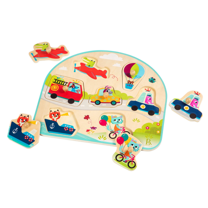 Vehicles On the Go! Wooden Puzzle